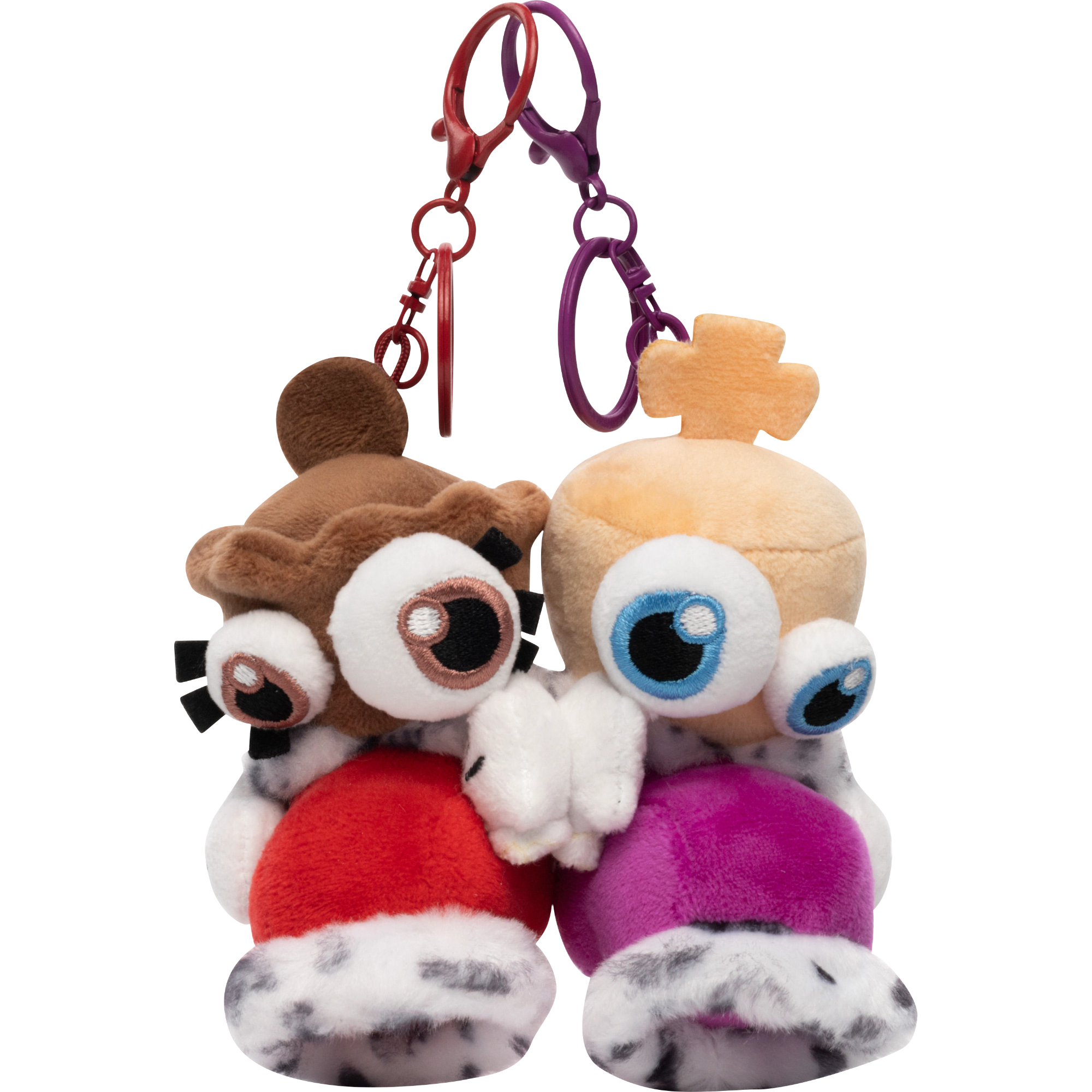 Kinger & Queenie Magnetic Plush Keychains
