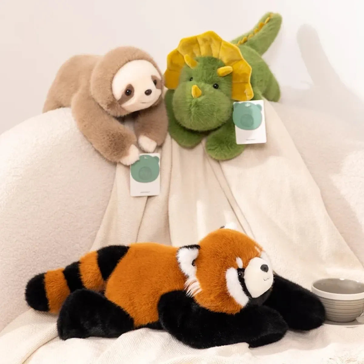 Kawaii Forest Animal Plush Pillow – 30-65cm