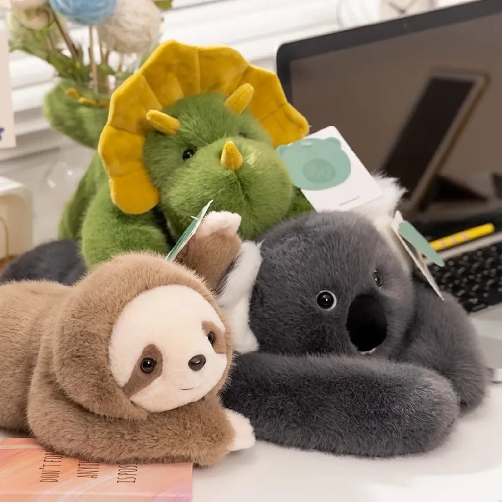 Kawaii Forest Animal Plush Pillow – 30-65cm
