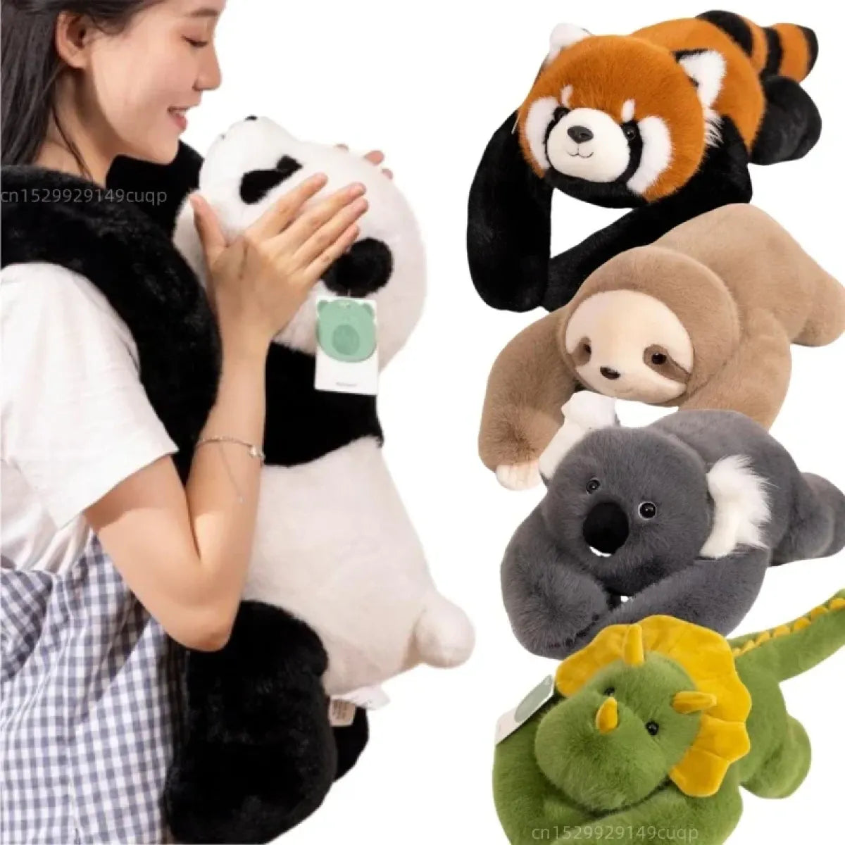 Kawaii Forest Animal Plush Pillow – 30-65cm